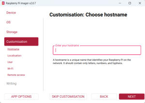 Customize hostname, users, etc.