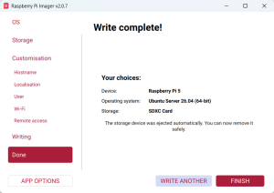 Write complete!